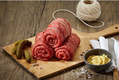 Rezept für Rinderrouladen mit Reis